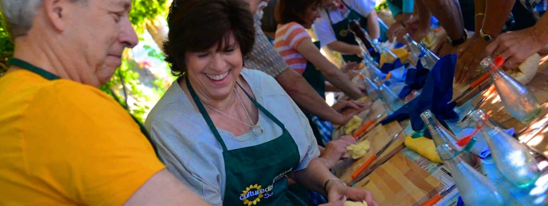 Cooking local recipes on the Amalfi Coast