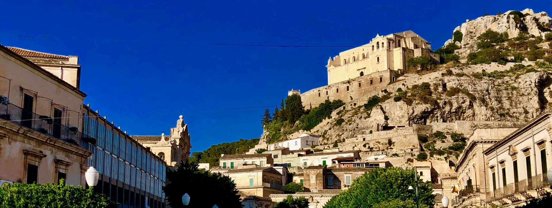 The town of Modica in Southern Sicily