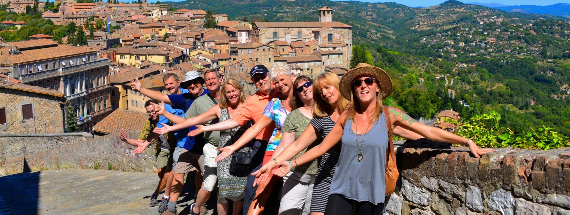 Visit beautiful hilltowns in Umbria