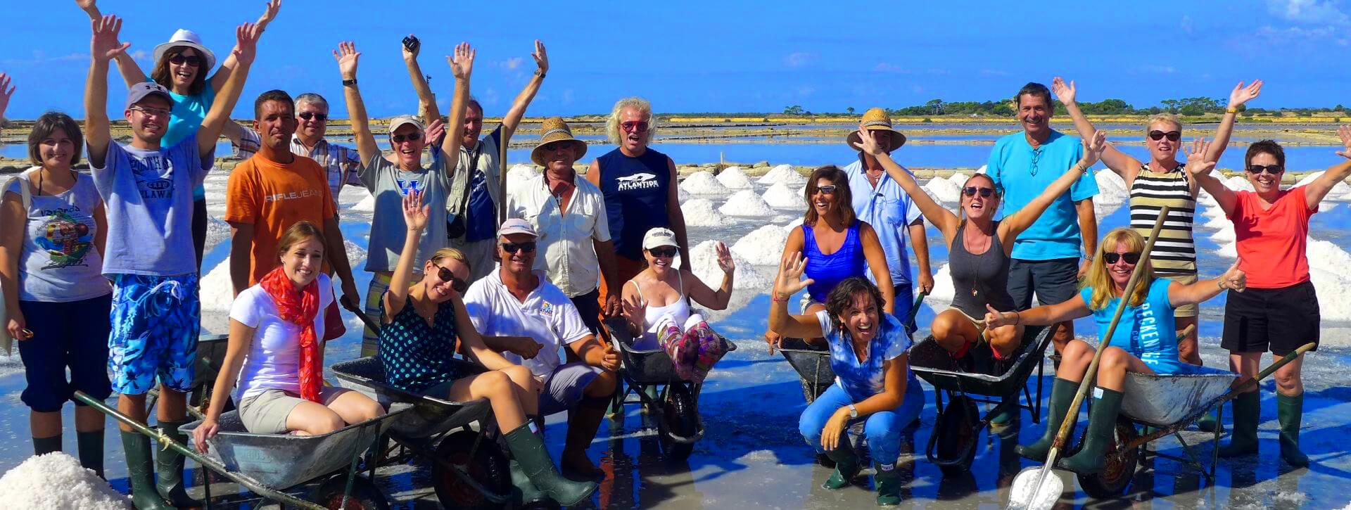 Harvesting Sea Salt