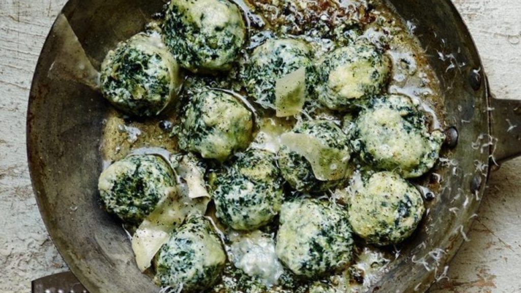 Ricotta and Spinach Gnudi