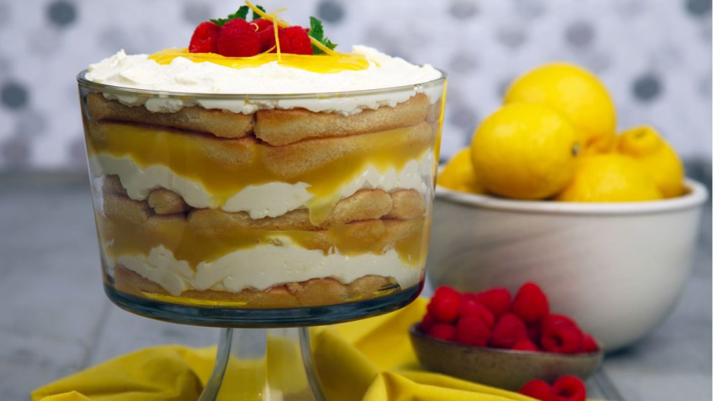 Tiramisu with Limoncello and Strawberries