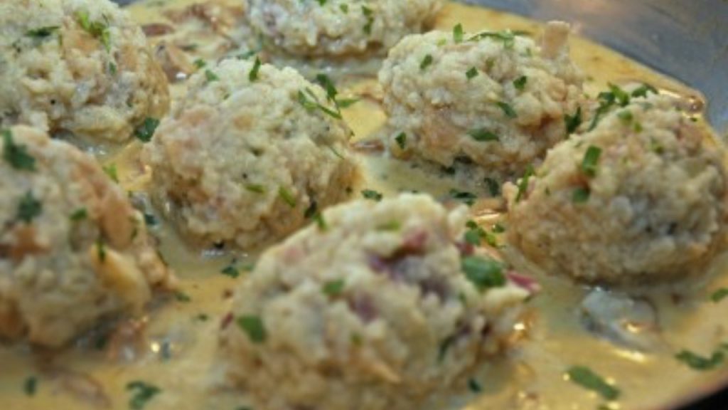 Canederli Dumplings with Taleggio Sauce