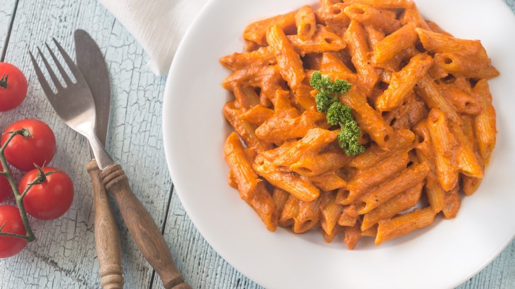 Pasta with Sausage and Vodka Sauce