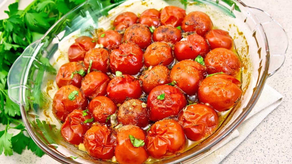 Baked Grape Tomatoes