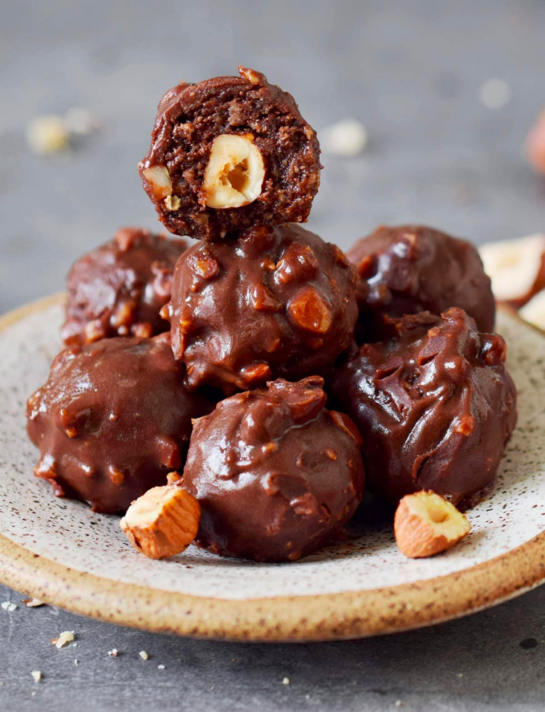 Homemade Ferrero Rocher